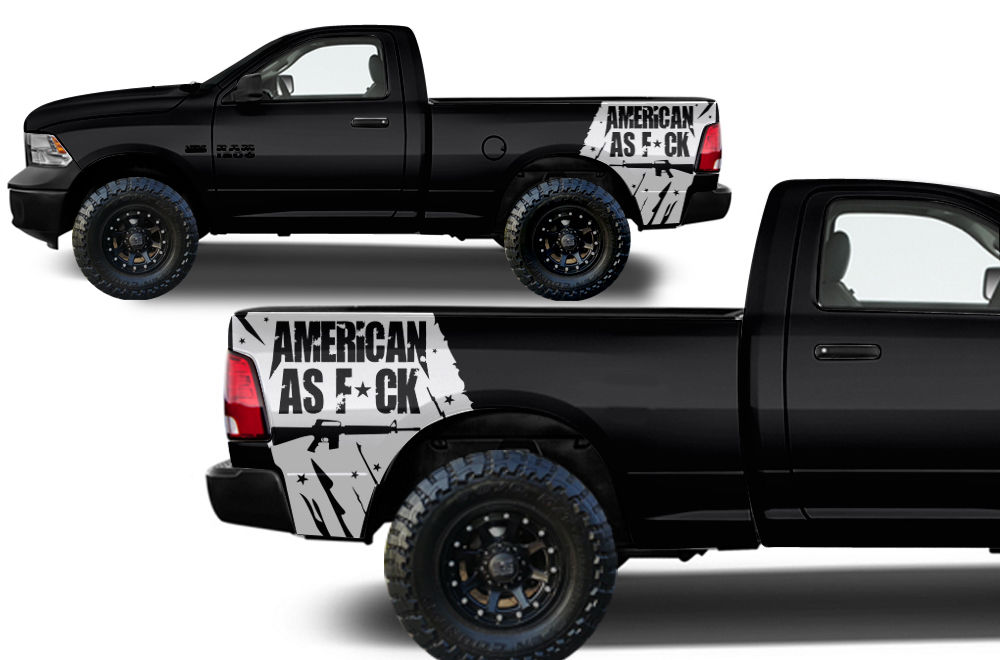 Custom American As F**k Body Graphics Decal Kit